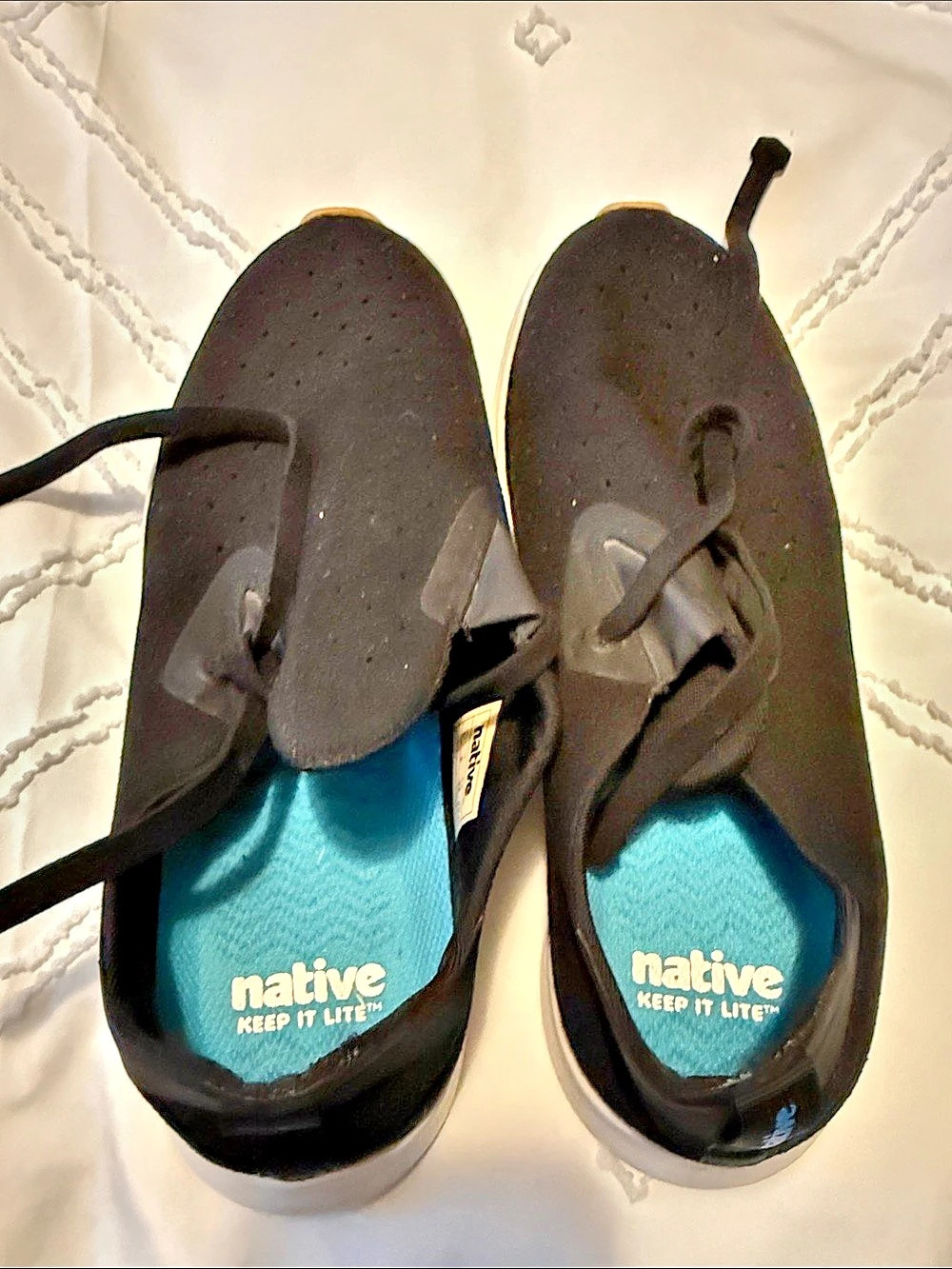 Native Apollo Moc Sneakers Black & White US 6